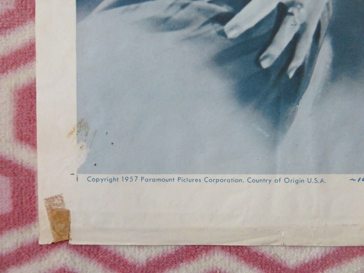 DEVIL HAIRPIN FOLDED US ONE SHEET POSTER CORNEL WILDE JEAN WALLACE 1957 Movie posters