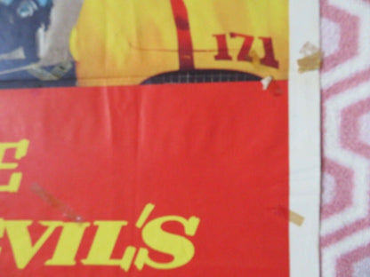 DEVIL HAIRPIN FOLDED US ONE SHEET POSTER CORNEL WILDE JEAN WALLACE 1957 Movie posters