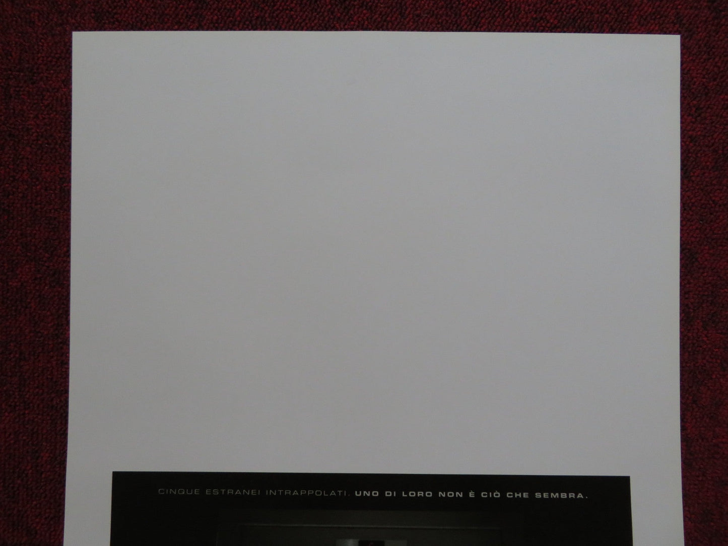 DEVIL ITALIAN LOCANDINA POSTER M. NIGHT SHYAMALAN CHRIS MESSINA 2010 Rendezvous Cinema Movie posters