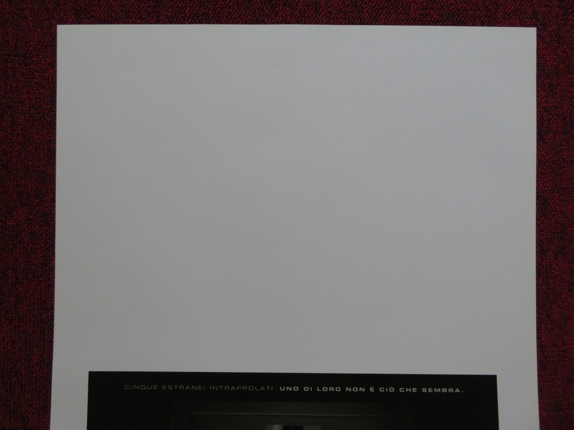 DEVIL ITALIAN LOCANDINA POSTER M. NIGHT SHYAMALAN CHRIS MESSINA 2010 Rendezvous Cinema Movie posters