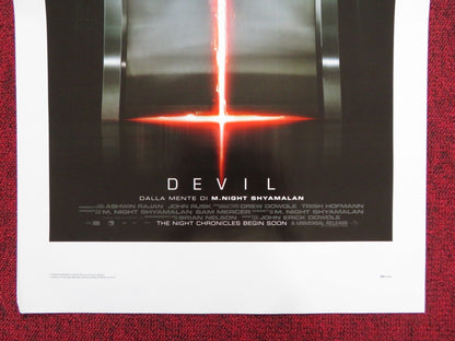 DEVIL ITALIAN LOCANDINA POSTER M. NIGHT SHYAMALAN CHRIS MESSINA 2010 Rendezvous Cinema Movie posters