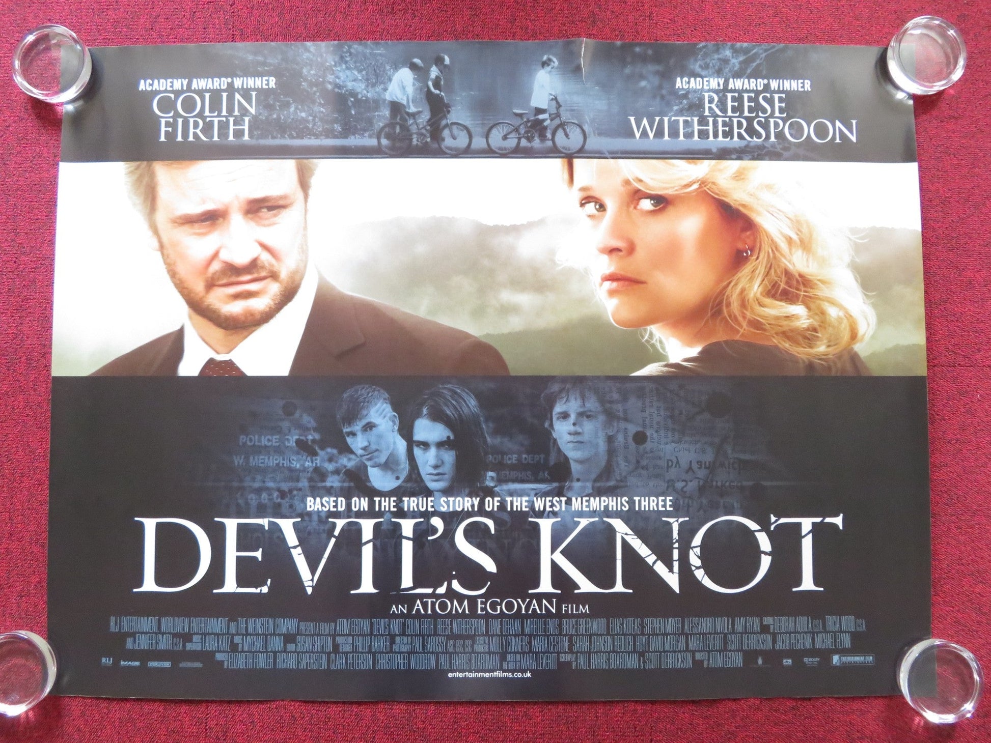 DEVIL'S KNOT UK QUAD (30"x 40") ROLLED POSTER WEST MEMPHIS 3 COLIN FIRTH 2013 Rendezvous Cinema Movie posters