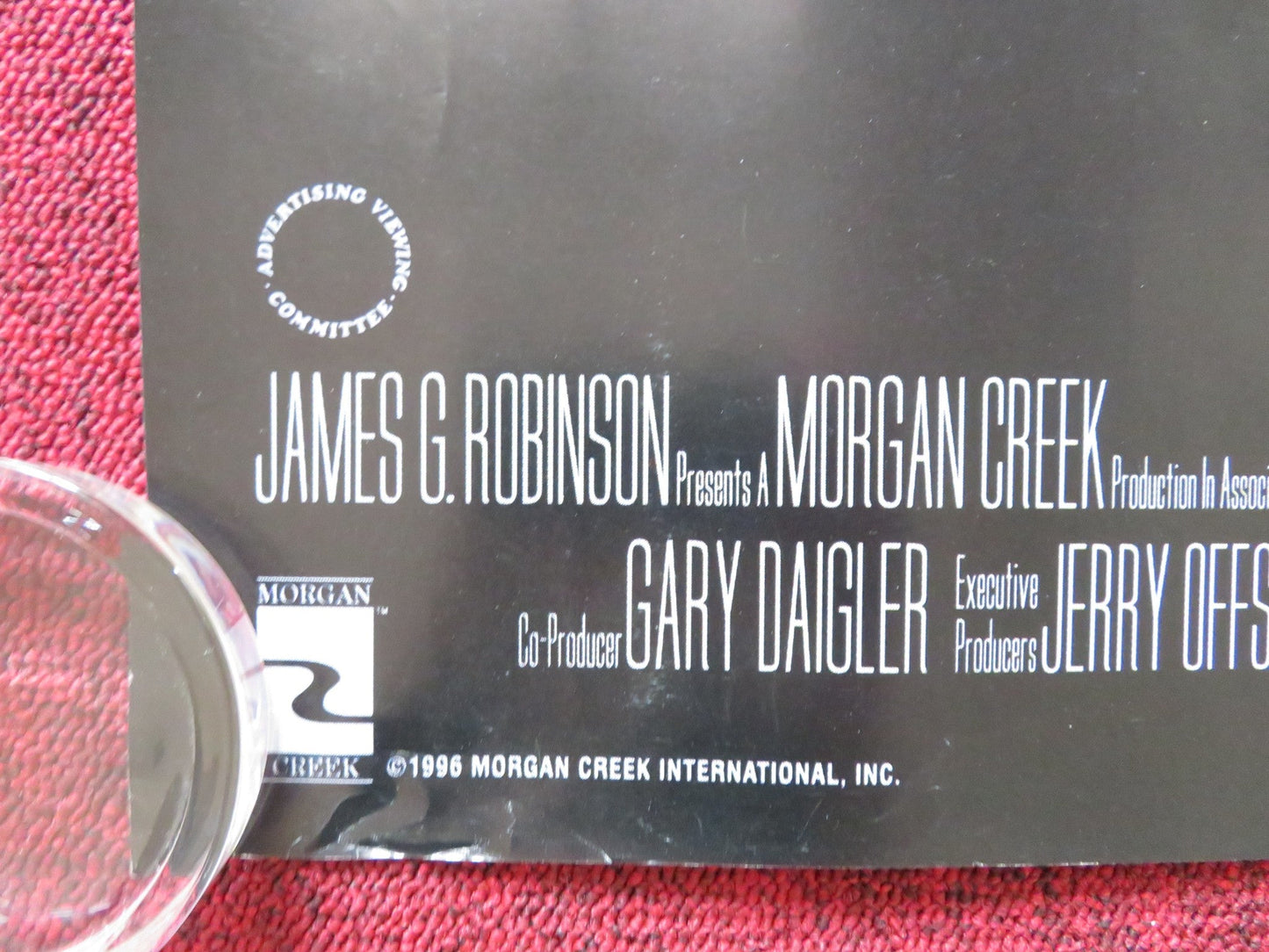 DIABOLIQUE UK QUAD (30"x 40") ROLLED POSTER SHARON STONE CHAZZ PALMINTERI 1996 Rendezvous Cinema Movie posters