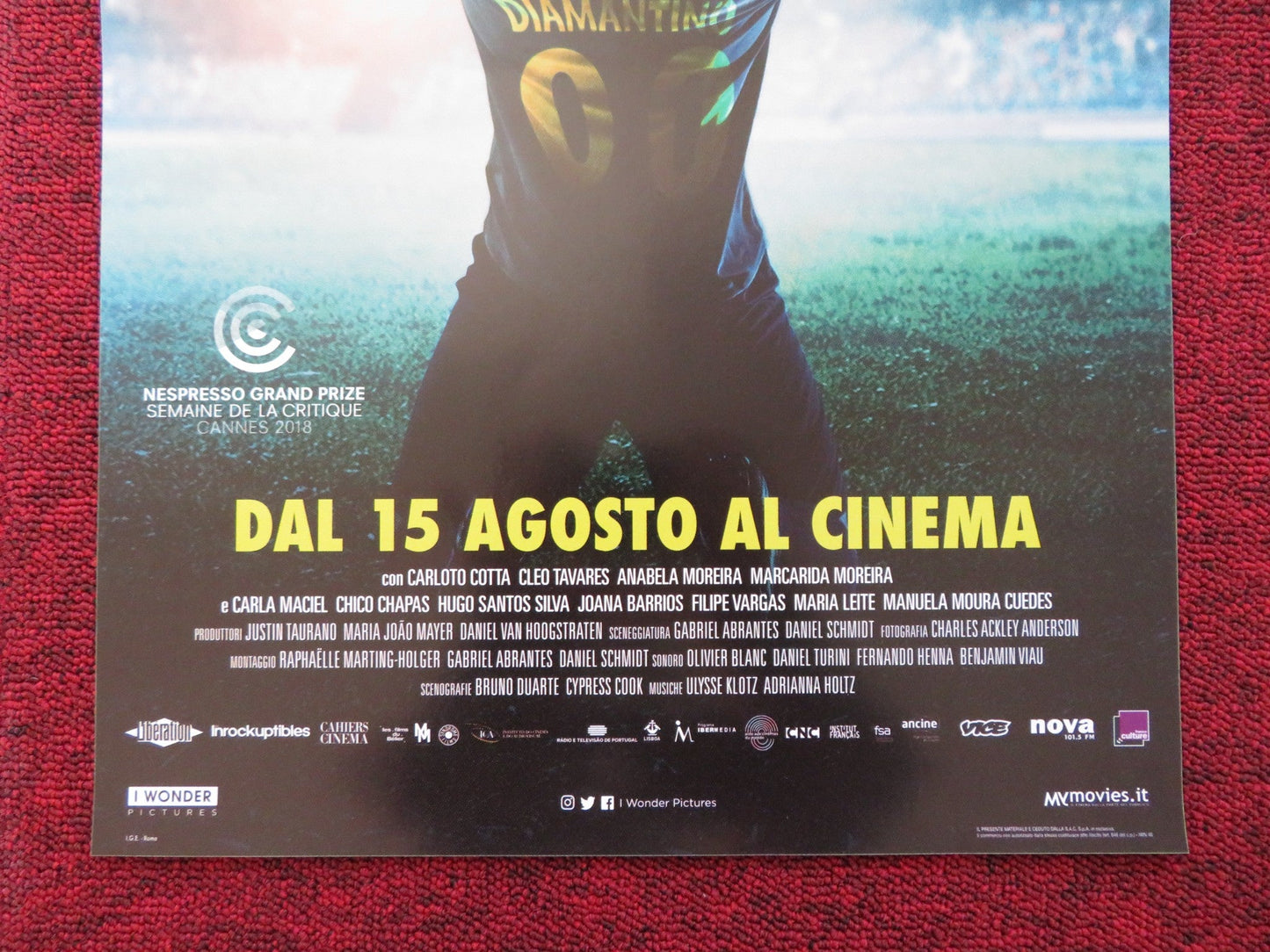 DIAMANTINO ITALIAN LOCANDINA POSTER CARLOTO COTTA 2018 Rendezvous Cinema Movie posters