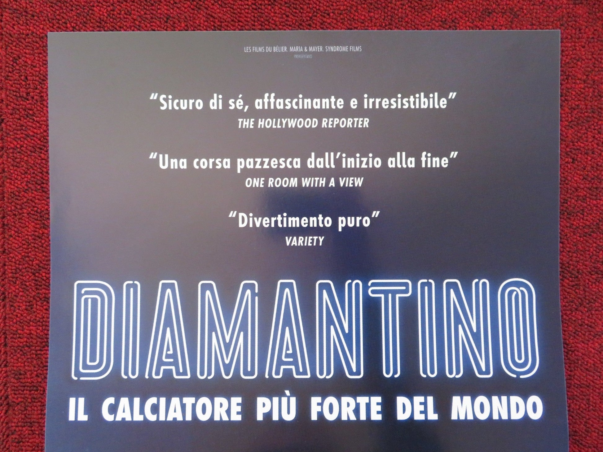 DIAMANTINO ITALIAN LOCANDINA POSTER CARLOTO COTTA 2018 Rendezvous Cinema Movie posters