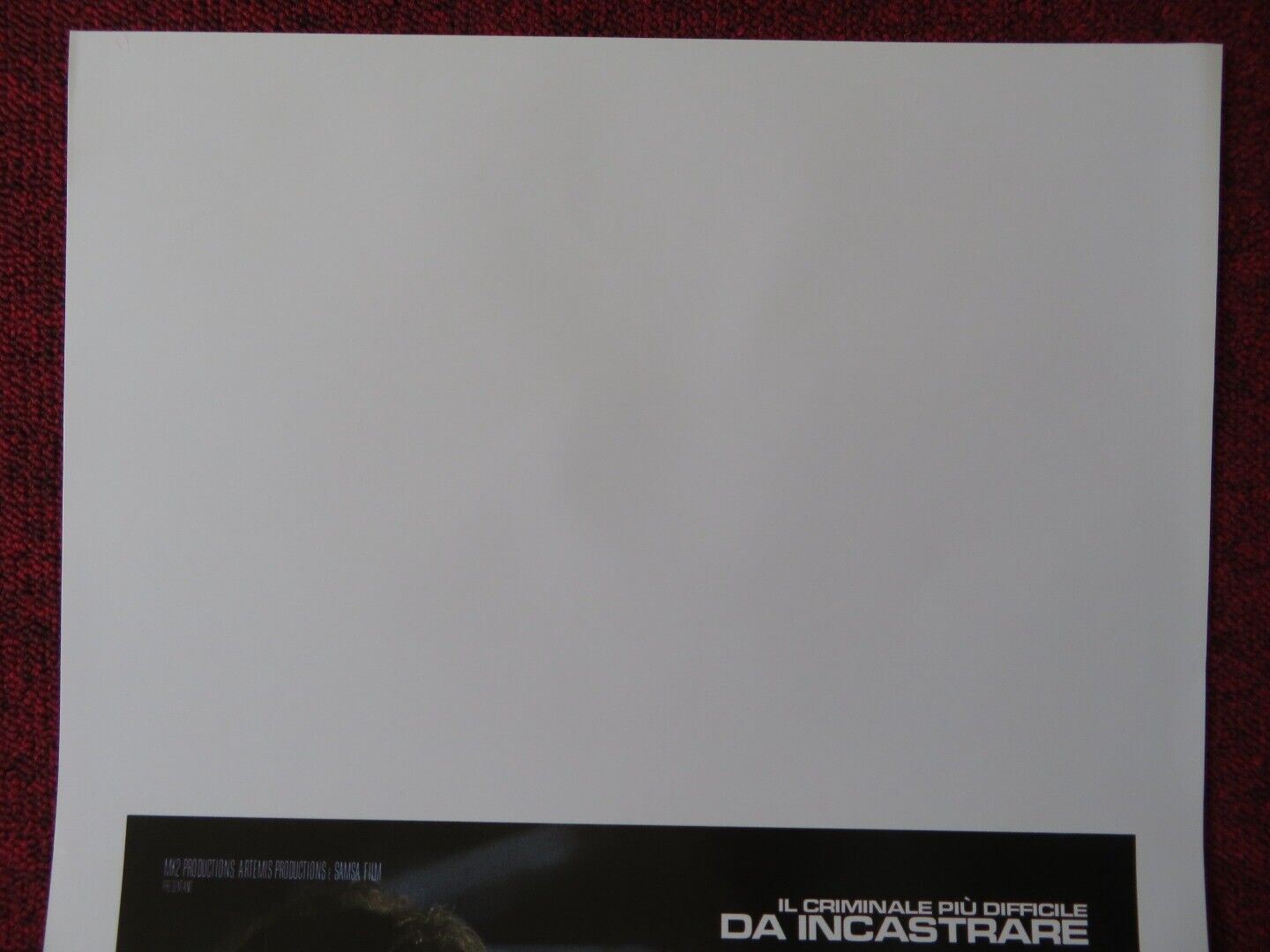 DIAMOND 13 ITALIAN LOCANDINA (27.5"x13") POSTER GERARD DEPARDIEU 2010 Movie posters