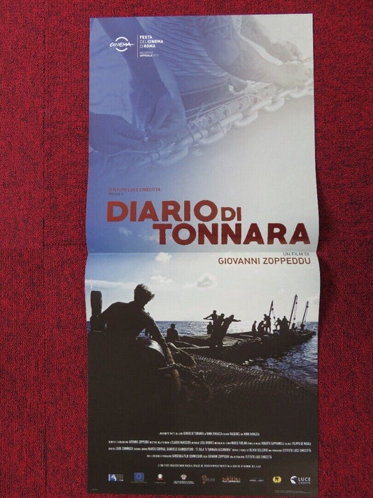 DIARIO DI TONNARA ITALIAN LOCANDINA (26.5"x12.5") POSTER GIOVANNI ZOPPEDDU 2018 Movie posters