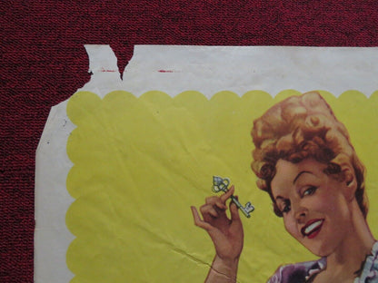 DIARY OF A CHAMBERMAID FOLDED US ONE SHEET POSTER PAULETTE GODDARD MEREDITH 1946 - Rendezvous Cinema