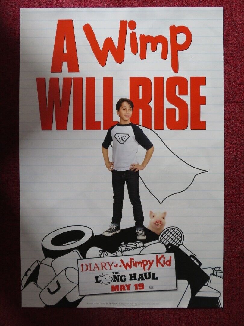DIARY OF A WIMPY KID THE LONG HAUL VERSION A US ONE SHEET ROLLED POSTER 2017 Movie posters