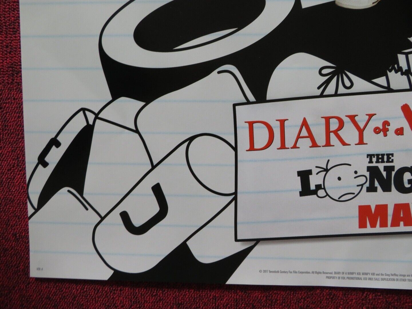 DIARY OF A WIMPY KID THE LONG HAUL VERSION A US ONE SHEET ROLLED POSTER 2017 Movie posters