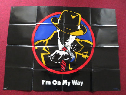 DICK TRACY - TEASER UK QUAD POSTER FOLDED DISNEY WARREN BEATTY MADONNA 1990 Rendezvous Cinema Movie posters