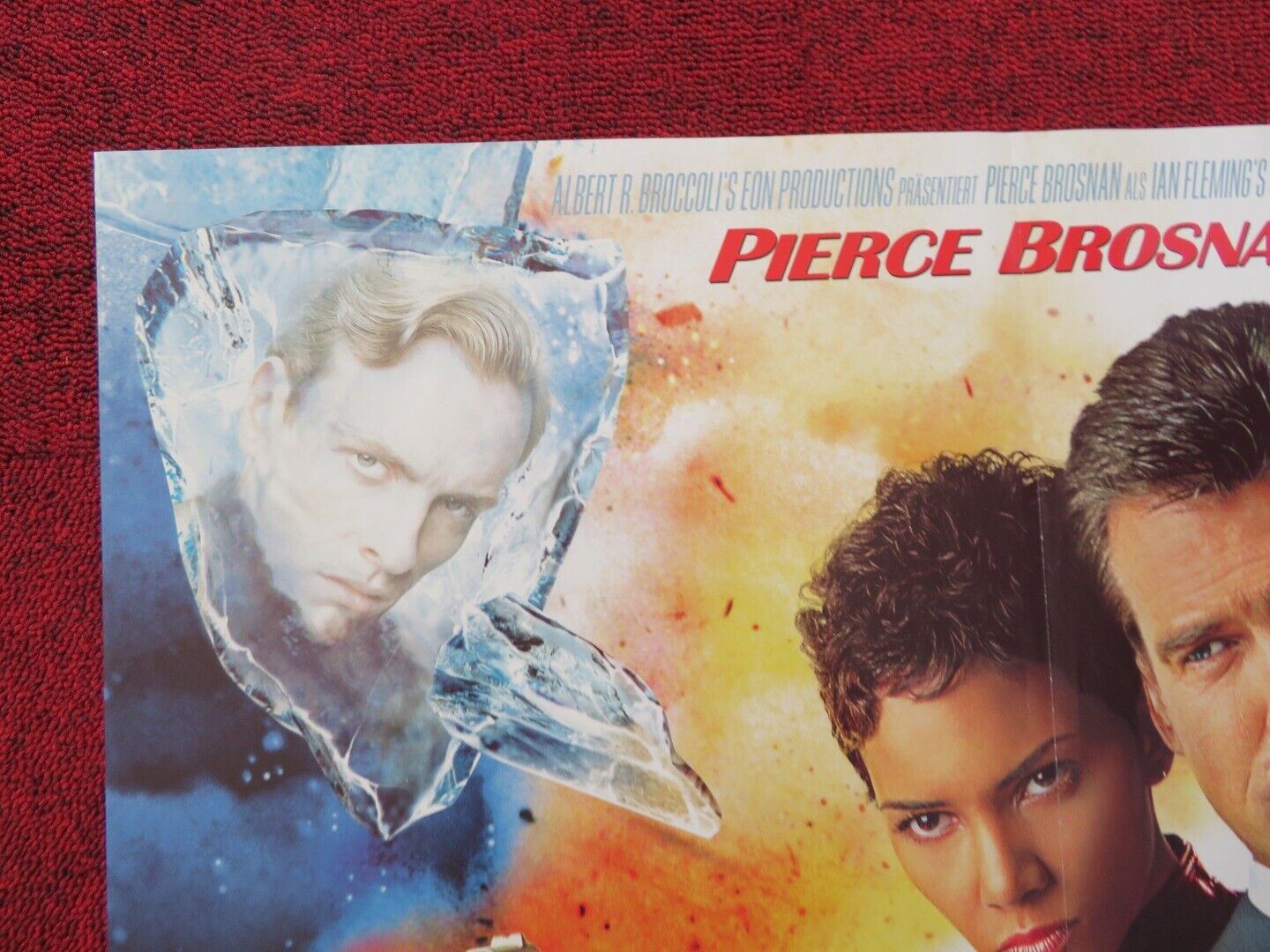 DIE ANOTHER DAY GERMAN A1 ROLLED POSTER PIERCE BROSNAN HALLE BERRY 2002 Movie posters