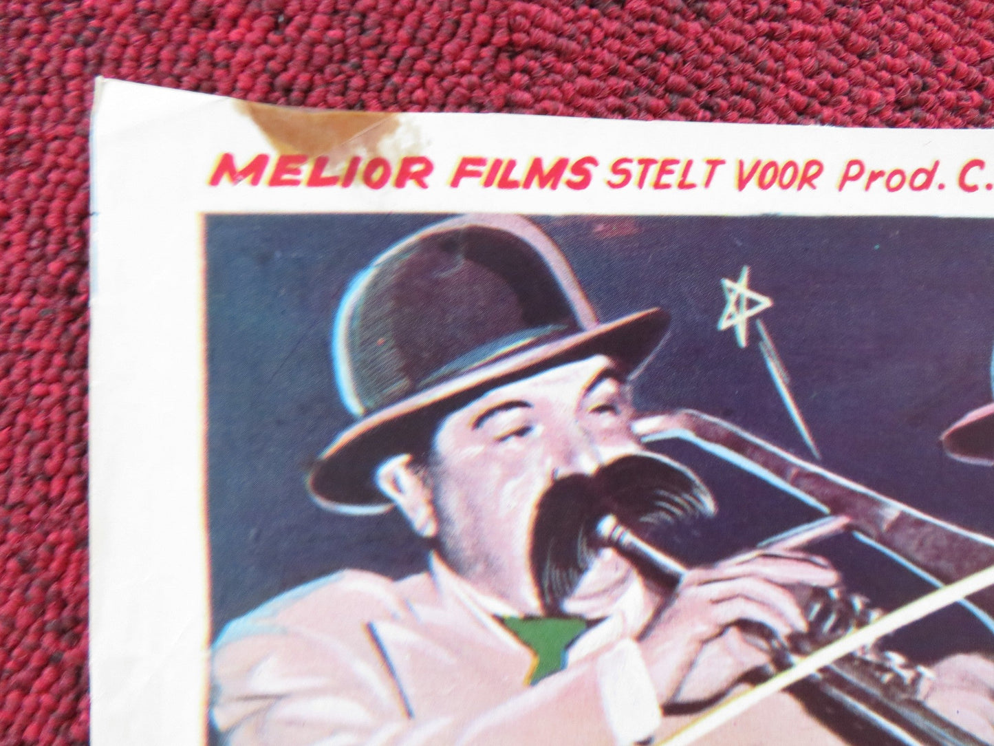 DIE GROBE S TARPARADE/ LIEFDEZENDER X BELGIUM POSTER ADRIAN HOVEN HOLM 1954 Rendezvous Cinema Movie posters
