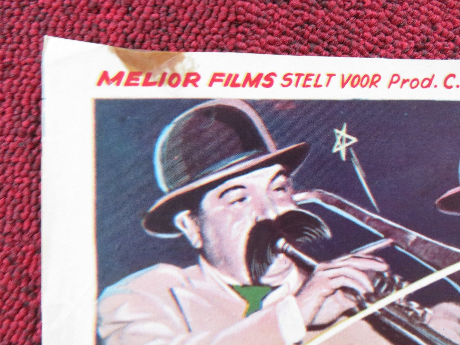 DIE GROBE S TARPARADE/ LIEFDEZENDER X BELGIUM POSTER ADRIAN HOVEN HOLM 1954 Rendezvous Cinema Movie posters
