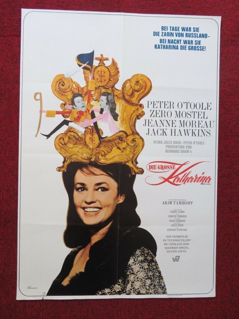 Die große Katharina / Great Catherine GERMAN A1 ROLLED POSTER PETER O'TOOLE 1968 Movie posters