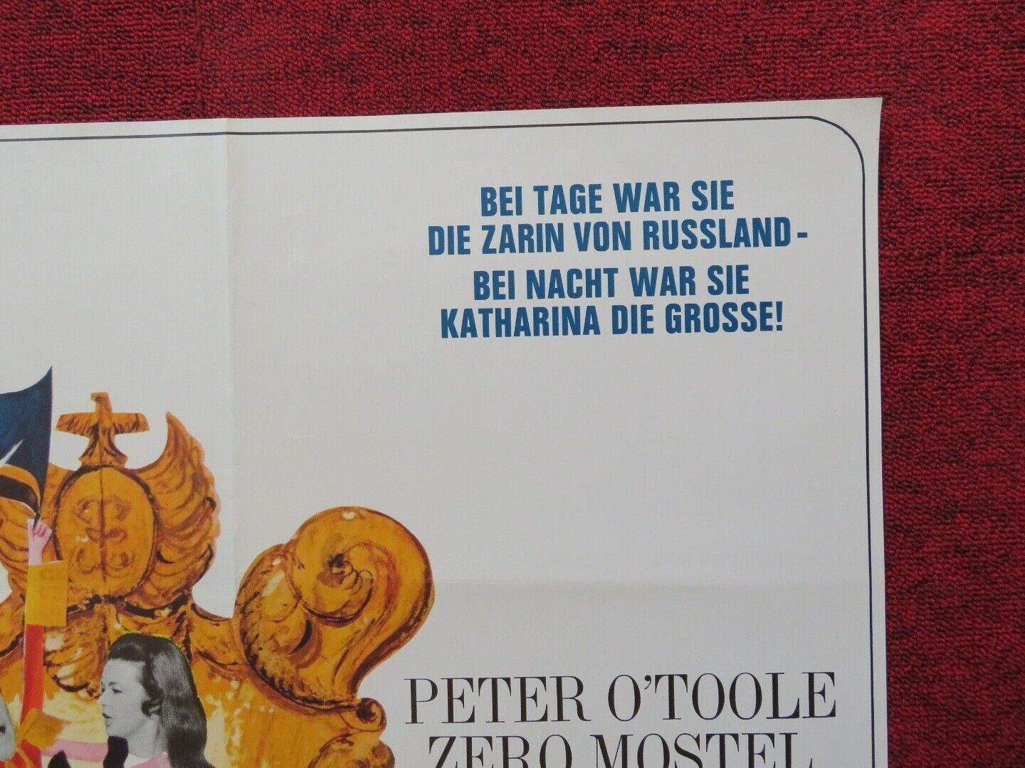 Die große Katharina / Great Catherine GERMAN A1 ROLLED POSTER PETER O'TOOLE 1968 Movie posters