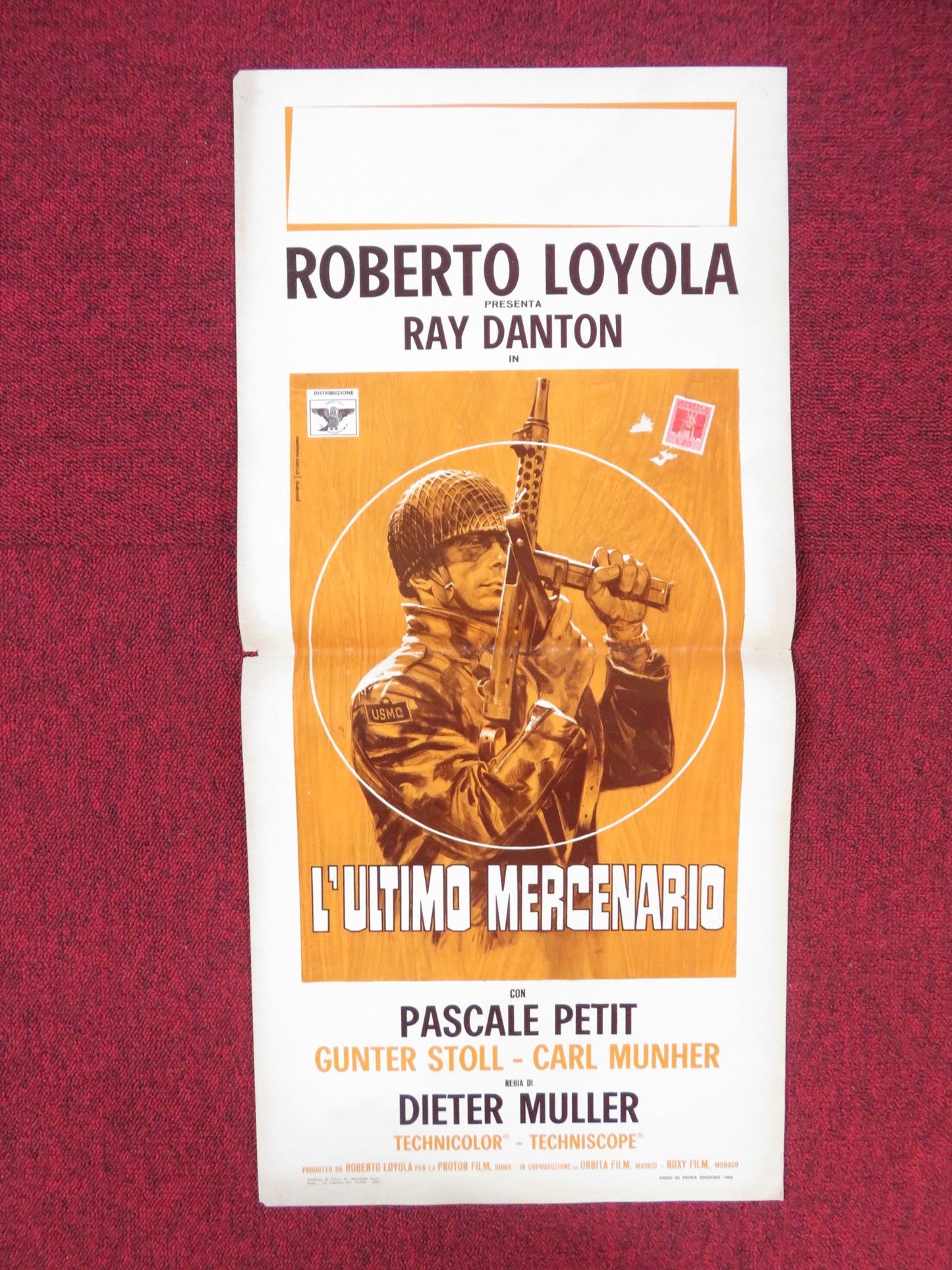 DIE GROSSE TREIBJAGD ITALIAN LOCANDINA POSTER RAY DANTON PASCALE PETIT 1969 Rendezvous Cinema Movie posters