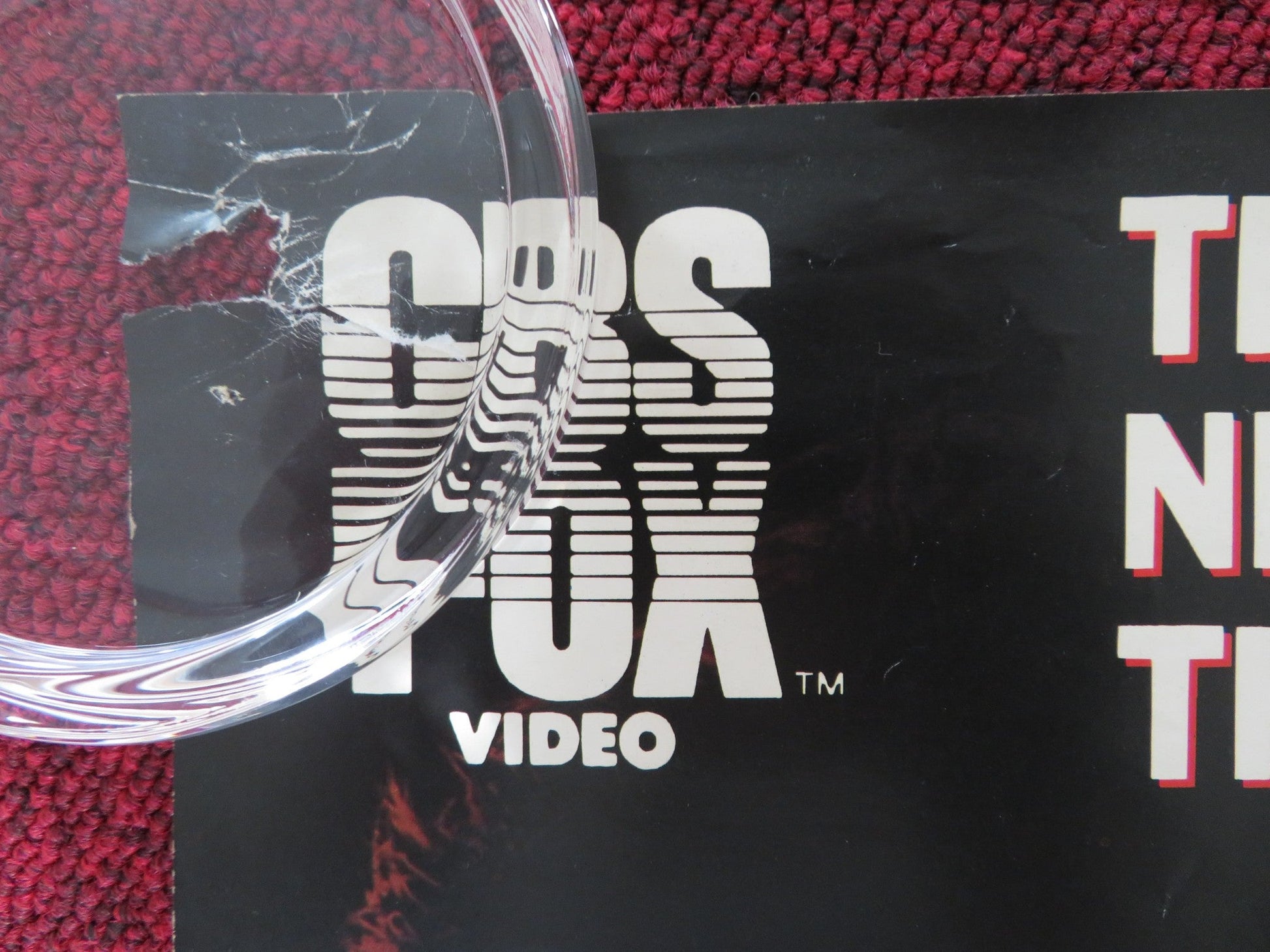 DIE HARD 2 VHS VIDEO POSTER BRUCE WILLIS BONNIE BEDELIA 1990 Rendezvous Cinema Movie posters