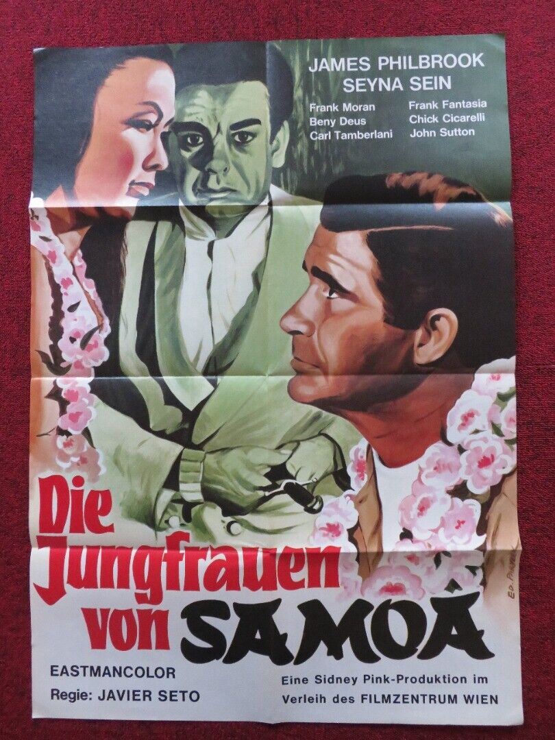 DIE JUNGFRAUEN VON SAMOA GERMAN A1 (33"x 23") POSTER JAMES PHILBROOK - Rendezvous Cinema