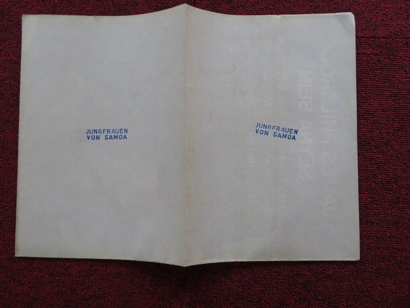 DIE JUNGFRAUEN VON SAMOA GERMAN A1 (33"x 23") POSTER JAMES PHILBROOK - Rendezvous Cinema