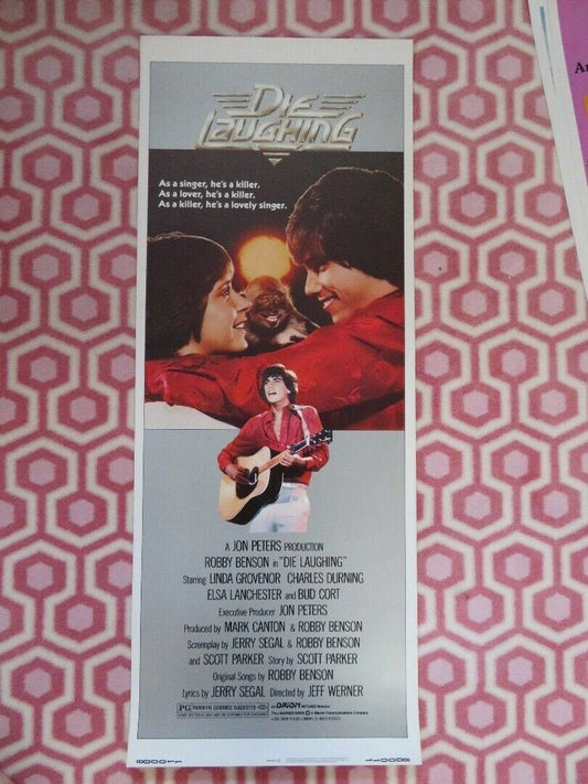 DIE LAUGHING US INSERT (14"x 36") POSTER ROBBY BENSON LINDA GROVENOR 1980 Movie posters