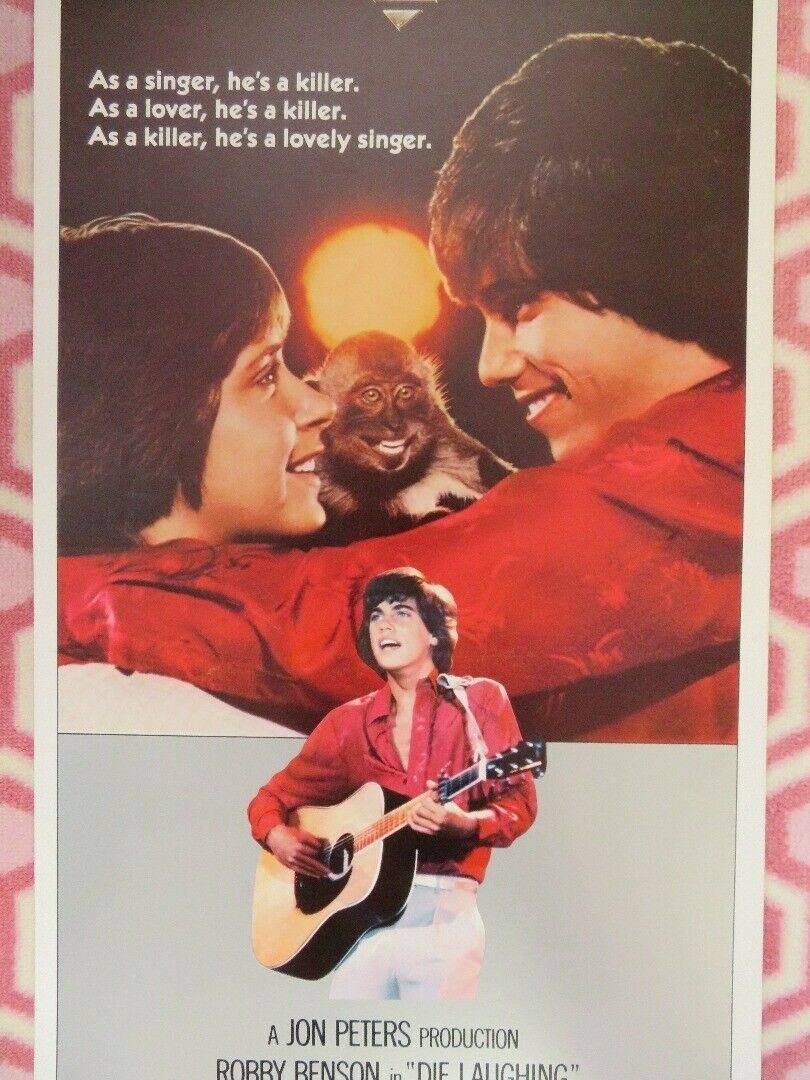 DIE LAUGHING US INSERT (14"x 36") POSTER ROBBY BENSON LINDA GROVENOR 1980 Movie posters