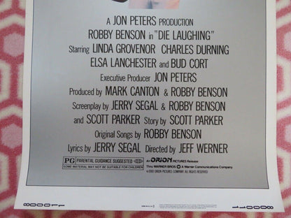 DIE LAUGHING US INSERT (14"x 36") POSTER ROBBY BENSON LINDA GROVENOR 1980 Movie posters