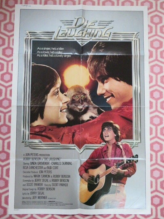 DIE LAUGHING US ONE SHEET POSTER JEFF WERNER ROBBY BENSON 1980 Movie posters