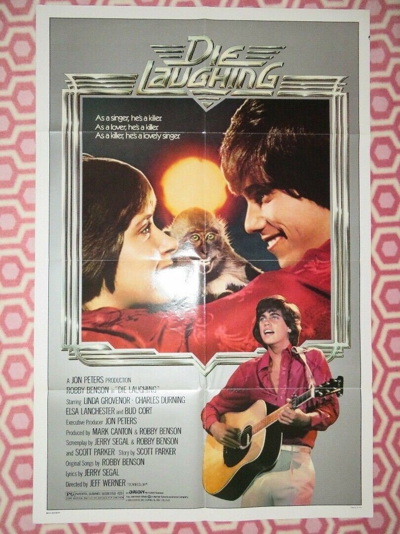 DIE LAUGHING US ONE SHEET POSTER ROBBY BENSON LINDA GROVENOR 1980 Movie posters