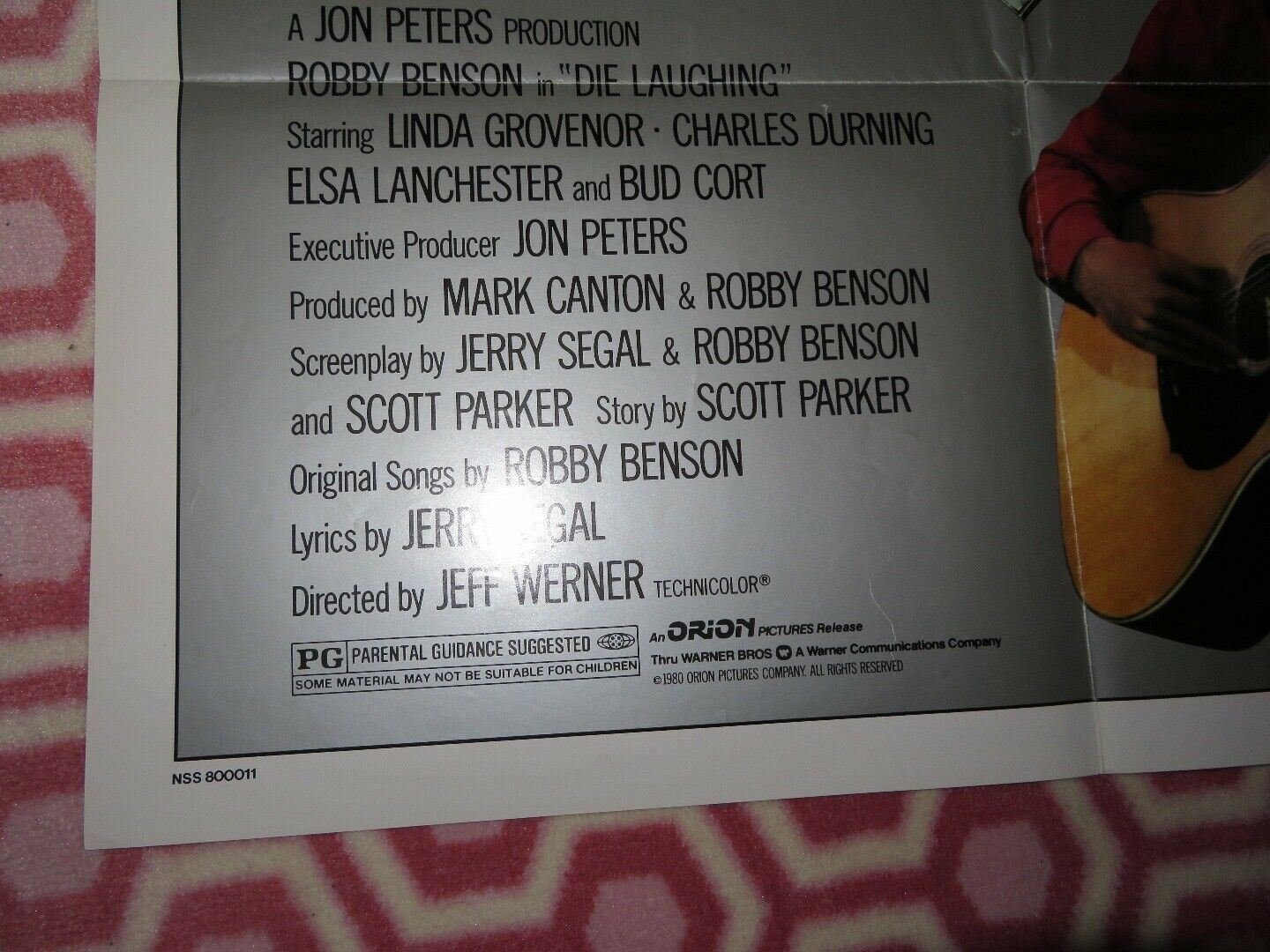 DIE LAUGHING US ONE SHEET POSTER ROBBY BENSON LINDA GROVENOR 1980 Movie posters