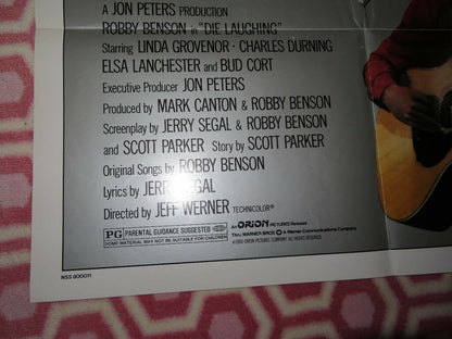 DIE LAUGHING US ONE SHEET POSTER ROBBY BENSON LINDA GROVENOR 1980 Movie posters