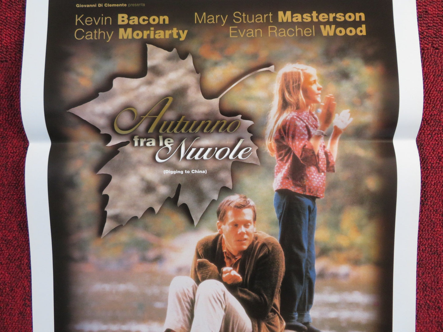 DIGGING TO CHINA ITALIAN LOCANDINA POSTER KEVIN BACON CATHY MORIARTY 1999 Rendezvous Cinema Movie posters