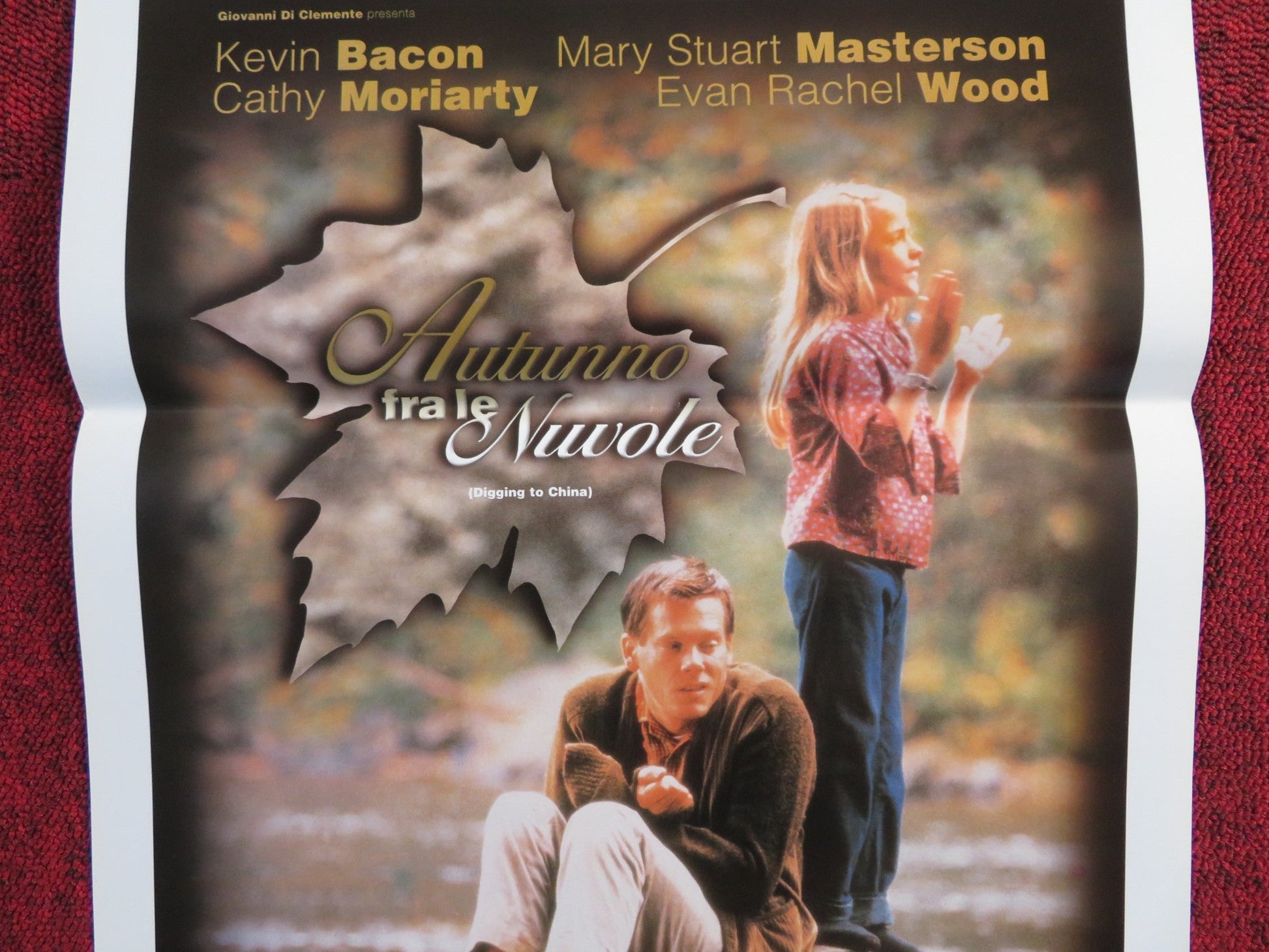 DIGGING TO CHINA ITALIAN LOCANDINA POSTER KEVIN BACON CATHY MORIARTY 1999 Rendezvous Cinema Movie posters