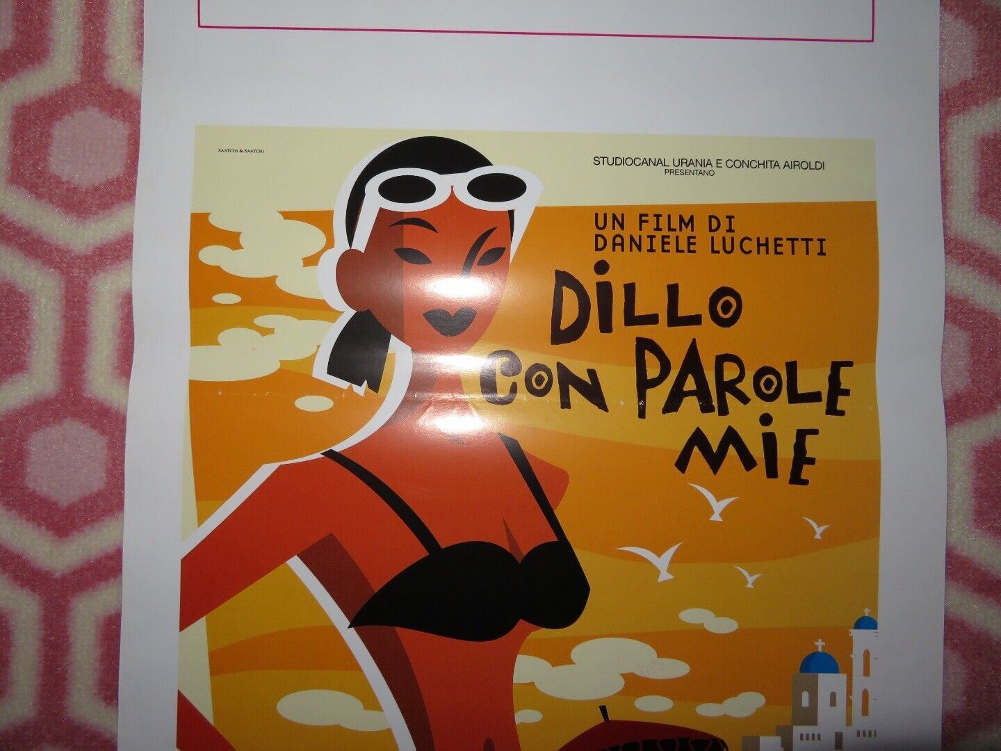 DILLO CON PAROLE MIE ITALIAN LOCANDINA (27.5"x13") POSTER STEFANIA MONTORSI 2003 Movie posters