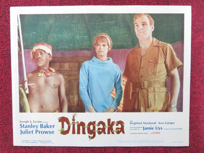 DINGAKA US LOBBY CARD FULL SET STANLEY BAKER JULIET PROWSE 1965 Rendezvous Cinema Movie posters