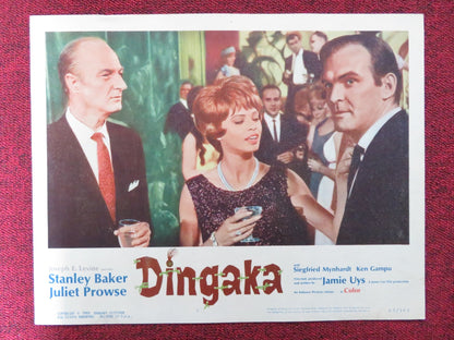 DINGAKA US LOBBY CARD FULL SET STANLEY BAKER JULIET PROWSE 1965 Rendezvous Cinema Movie posters
