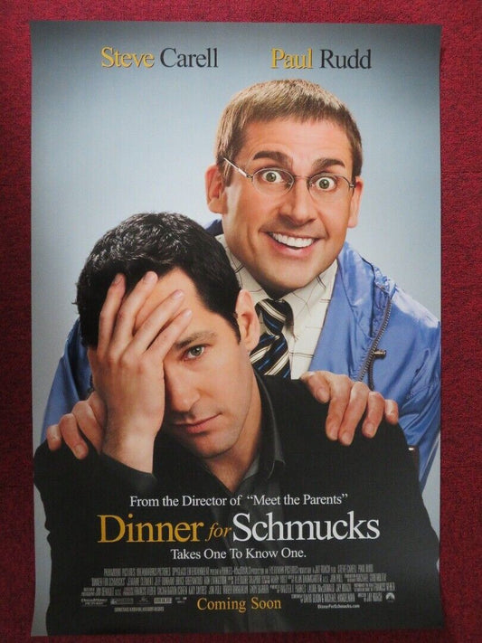 DINNER FOR SCHMUCKS US ONE SHEET ROLLED POSTER STEVE CARELL 2010 Movie posters