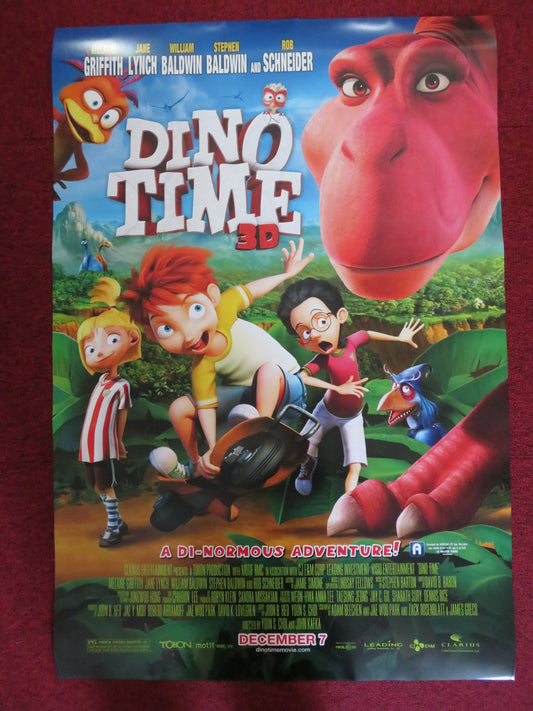 DINO TIME US ONE SHEET ROLLED POSTER MELANIE GRIFFITH WILLIAM BALDWIN 2012 Rendezvous Cinema Movie posters