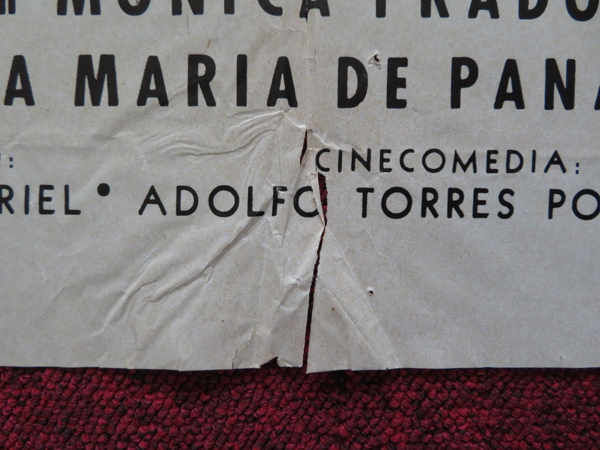 DIOS LOS CRIA FOLDED MEXICAN POSTER VICENTE FERNANDEZ LORENZO DE MONTECLARO 1977 Rendezvous Cinema Movie posters