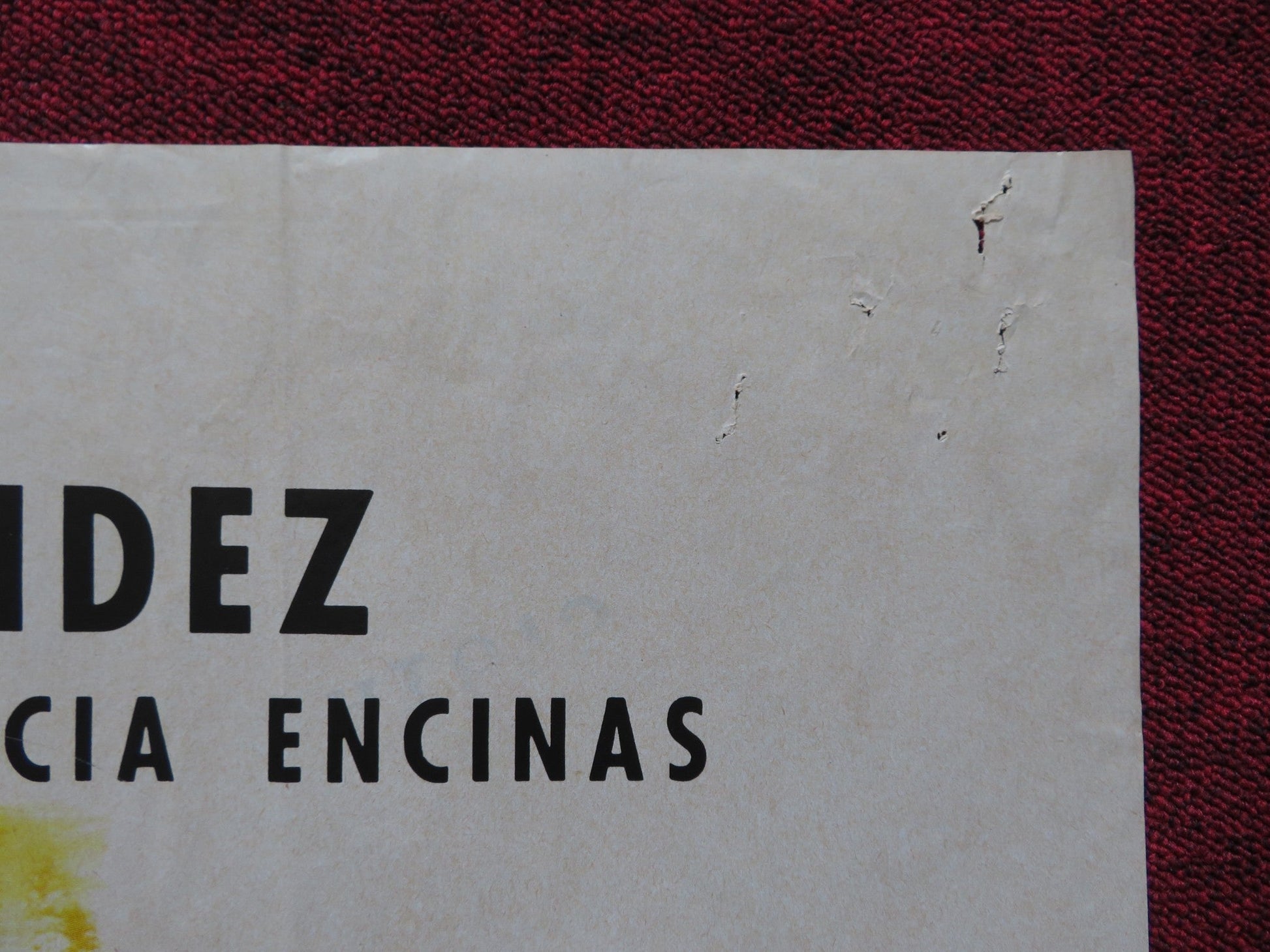 DIOS LOS CRIA FOLDED MEXICAN POSTER VICENTE FERNANDEZ LORENZO DE MONTECLARO 1977 Rendezvous Cinema Movie posters