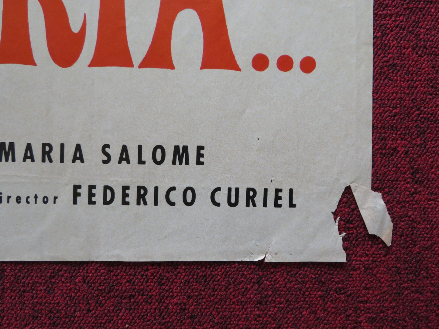 DIOS LOS CRIA FOLDED MEXICAN POSTER VICENTE FERNANDEZ LORENZO DE MONTECLARO 1977 Rendezvous Cinema Movie posters