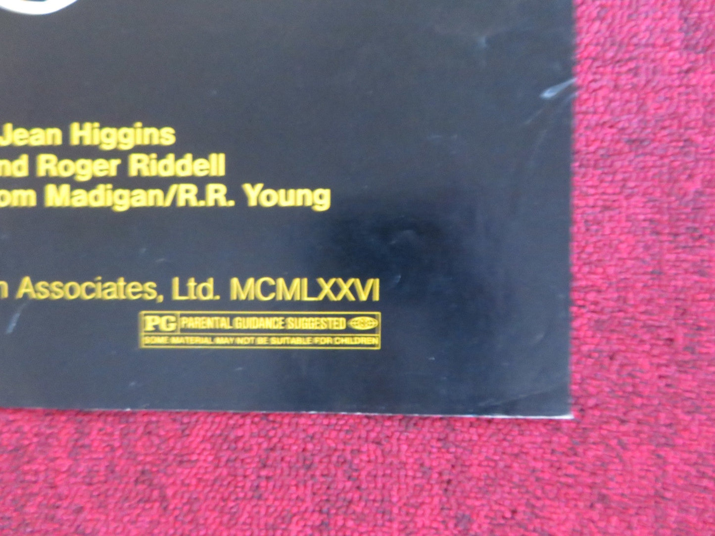 DIRT - B FOLDED US ONE SHEET POSTER BOBBY FERRO BILLY FUENTES 1979 Rendezvous Cinema Movie posters