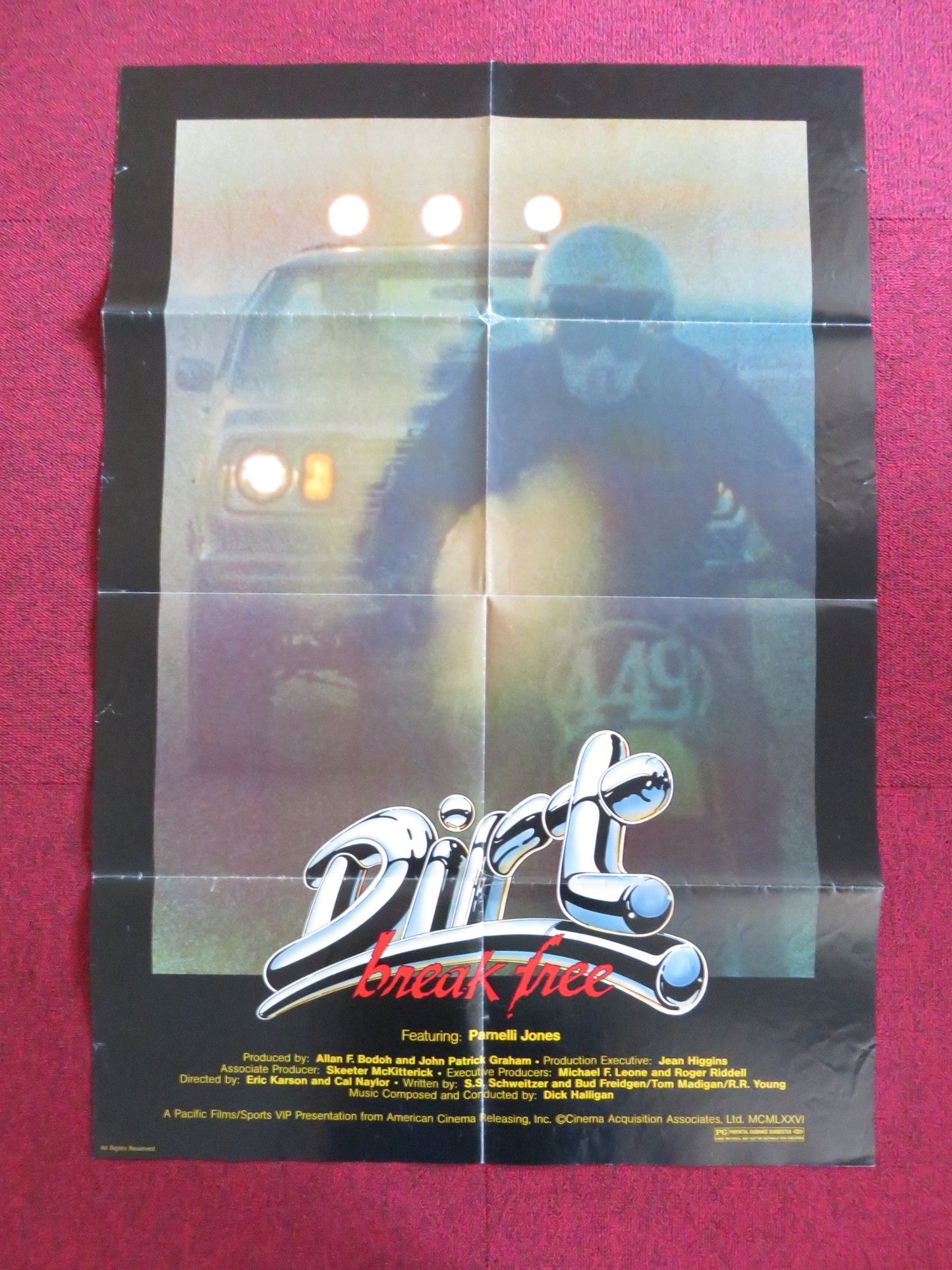 DIRT - B FOLDED US ONE SHEET POSTER BOBBY FERRO BILLY FUENTES 1979 Rendezvous Cinema Movie posters