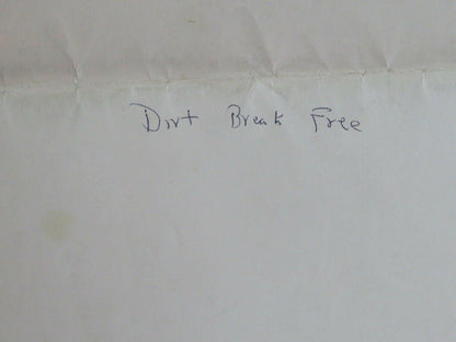 DIRT FOLDED US ONE SHEET POSTER (38"x26.5") PARNELLI JONES 1979 Movie posters