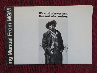 DIRTY DINGUS MAGEE - FOLDED PRESSBOOK + EXTRAS UNCUT MGM FRANK SINATRA 1970 Rendezvous Cinema Movie posters