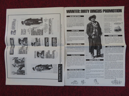 DIRTY DINGUS MAGEE - FOLDED PRESSBOOK + EXTRAS UNCUT MGM FRANK SINATRA 1970 Rendezvous Cinema Movie posters