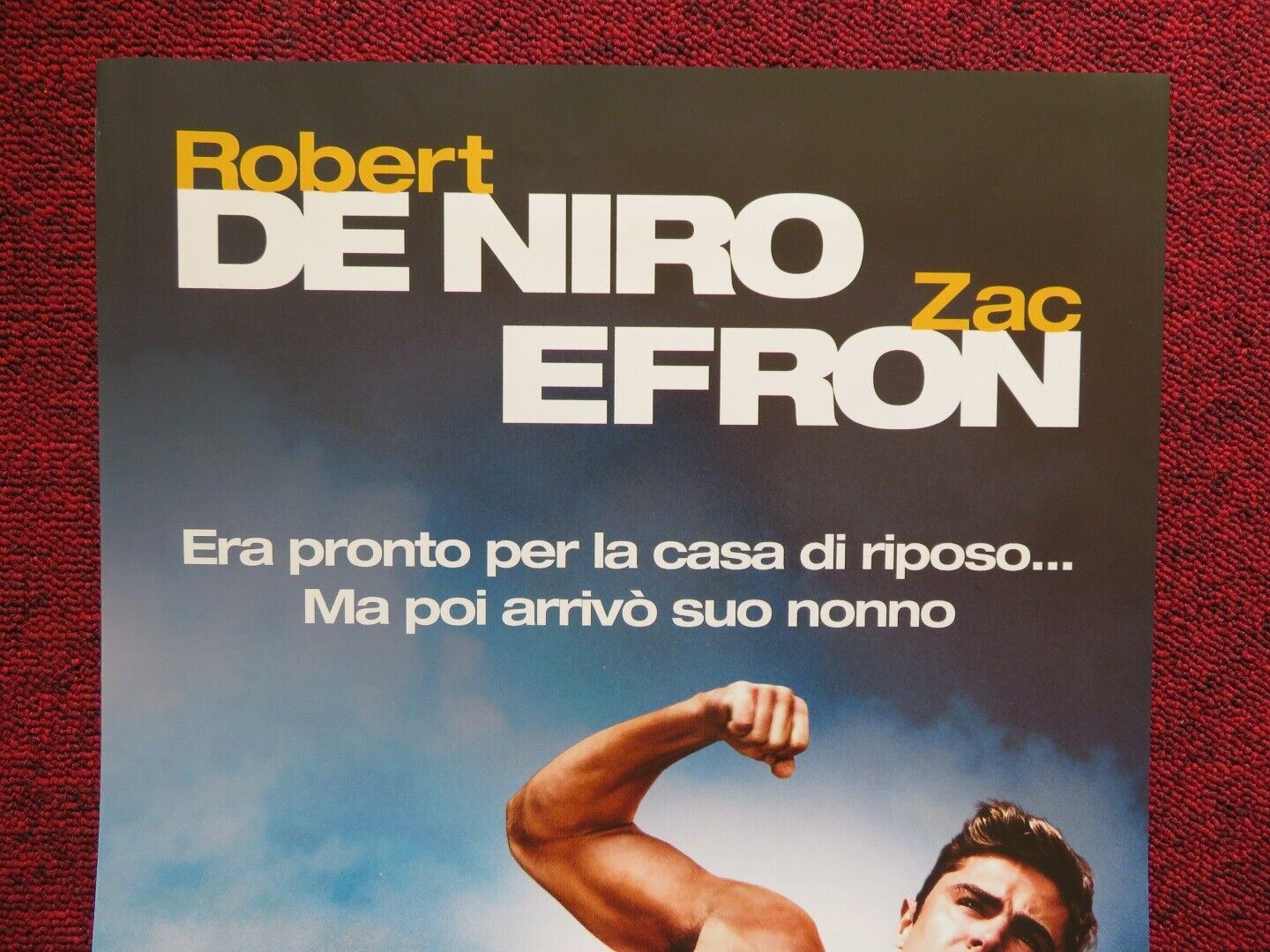 DIRTY GRANDPA ITALIAN LOCANDINA (27"x12.5") POSTER ROBERT DE NIRO ZAC EFRON 2016 - Rendezvous Cinema