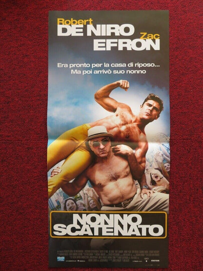 DIRTY GRANDPA ITALIAN LOCANDINA (27"x12.5") POSTER ROBERT DE NIRO ZAC EFRON 2016 - Rendezvous Cinema