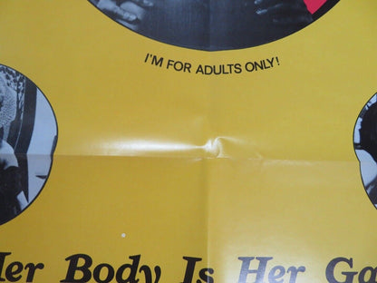 DIRTY TRICK / Deadly Vengeance FOLDED US ONE SHEET POSTER MARDI PERMAN 1981 - Rendezvous Cinema