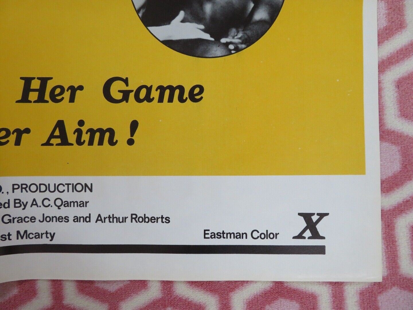 DIRTY TRICK / Deadly Vengeance FOLDED US ONE SHEET POSTER MARDI PERMAN 1981 - Rendezvous Cinema